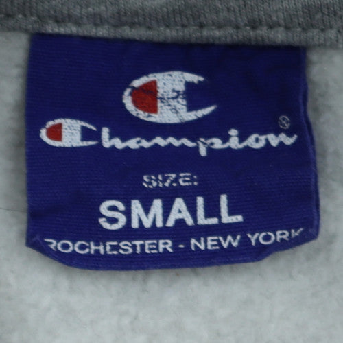 Champion Men's Grey Pullover Hoodie Small Sports Fleece