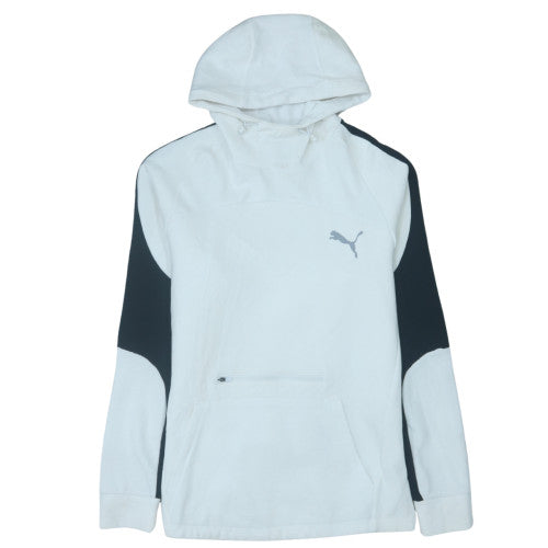 Puma Men's White Pullover Hoodie Large Sports Fleece