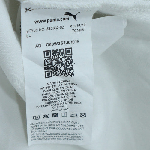 Puma Men's White Pullover Hoodie Large Sports Fleece