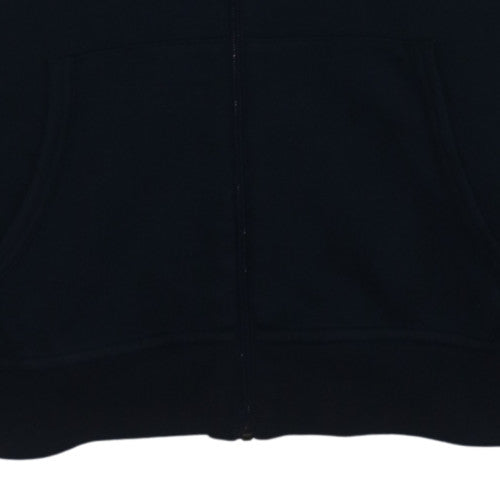 Ralph Lauren Mens Black Full Zip Hoodie Size M Fleece Logo Performance