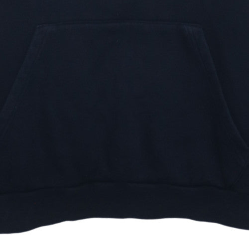 Adidas Mens Black 2XL Pullover Hoodie Fleece Logo Sweatshirt