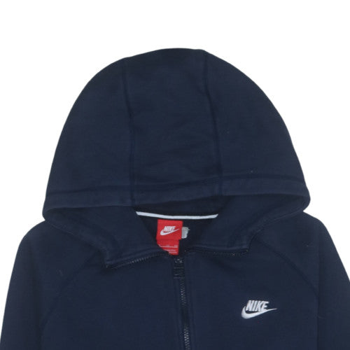 Nike Men's Blue XL Full Zip Hoodie Fleece Sweatshirt