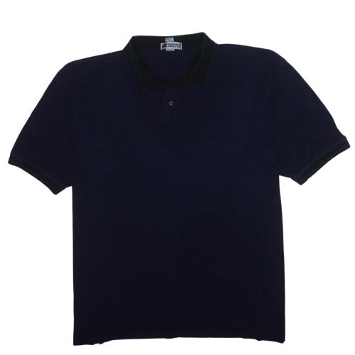Russell Athletic Men's Blue 3XL Cotton Polo Shirt