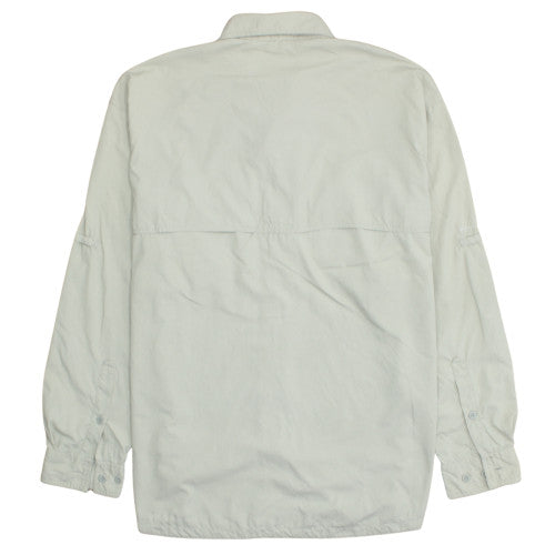 Columbia Men's Beige Long Sleeve Button-Up Outdoor Shirt L