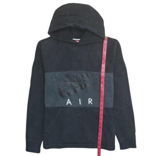 Nike Mens Black Medium Pullover Hoodie with Logo Detail