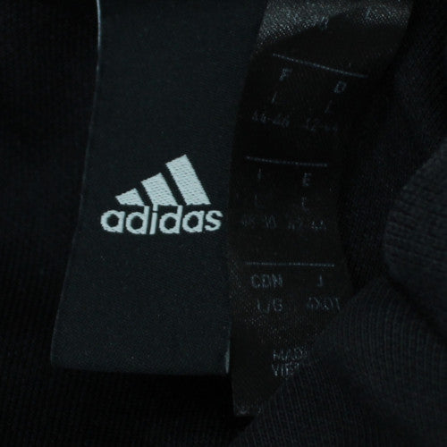 Adidas Women's Black Pullover Sweatshirt Size L Crew Neck Logo Sportswear