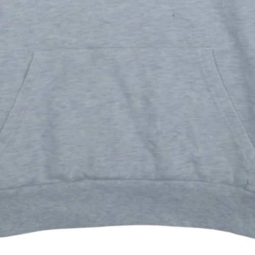 Lonsdale Women Grey Hoodie Size 10 Cotton Pullover Sweatshirt