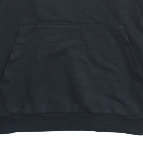 Adidas Men's Black Pullover Hoodie M - Sports Fleece Sweatshirt