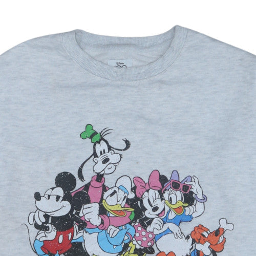 Disney 100 Primark Women Grey Mickey & Friends L Sweatshirt