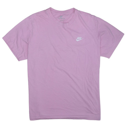 Nike Women Pink Basic Cotton Short Sleeve T-Shirt XL