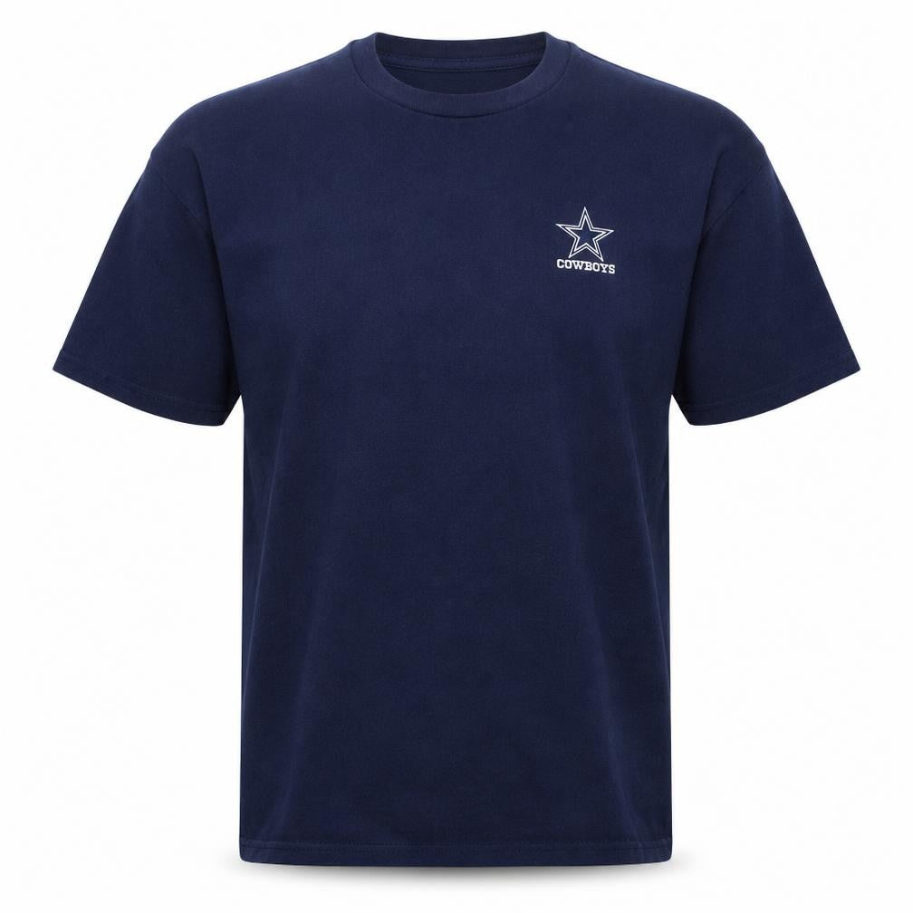 Reebok Men’s Blue 2XL Crew Neck Sports T-Shirt Cowboys Logo