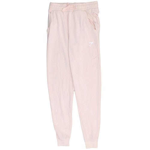Gymshark Womens Beige Jogger Sweatpants XS Lightweight Breathable