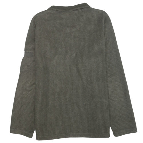 Regatta Mens Green Fleece 1/2 Zip Pullover Sweatshirt M