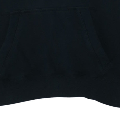 Puma Men Black Pullover Hoodie L Fleece Logo Sportswear