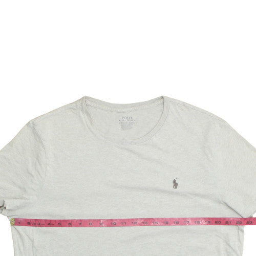 Ralph Lauren Men's Grey Slim Fit Short Sleeve T-Shirt XL