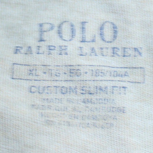 Ralph Lauren Men's Grey Slim Fit Short Sleeve T-Shirt XL