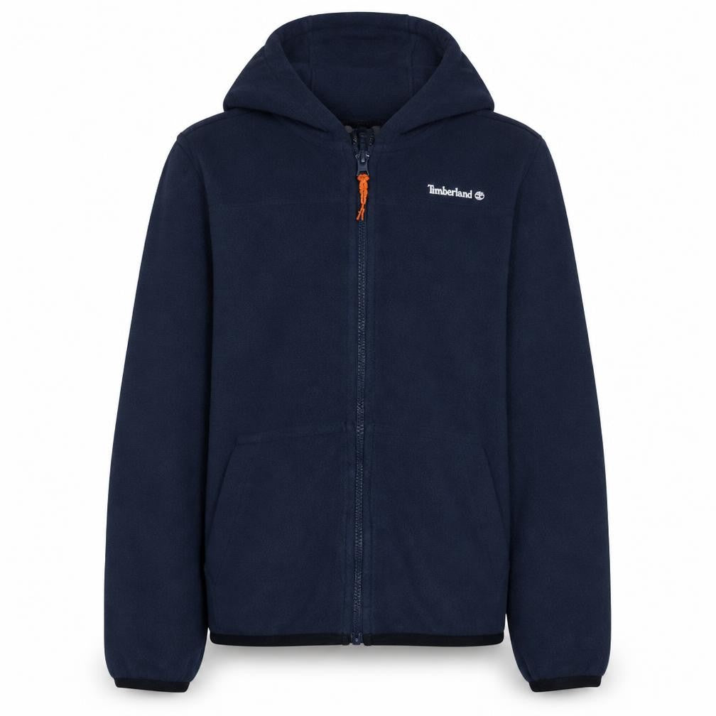 Timberland Boys Navy Full Zip Hoodie Size 14 Years Cotton Blend