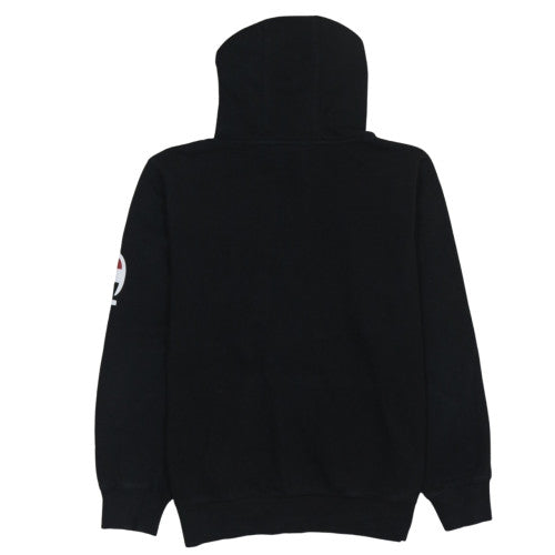 Champion Men's Black Pullover Hoodie L Logo Hooded Sweatshirt