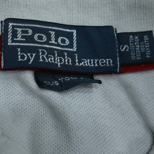 Ralph Lauren Women's White Japan Polo Shirt Size S Short Sleeve Cotton