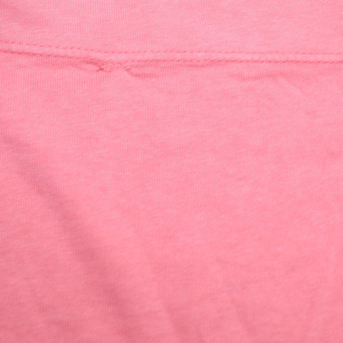 Stone Island Men’s Pink Logo Regular Fit Cotton T-Shirt M