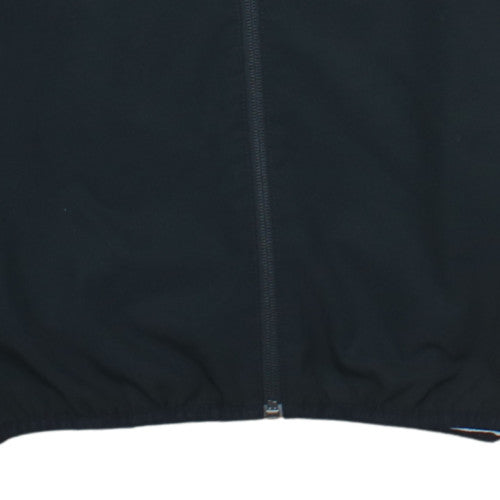 Lacoste Men's Black Windbreaker Jacket M Hooded Sport Zip Up