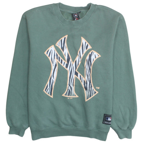 Majestic Women Green New York Yankees Pullover Sweatshirt M