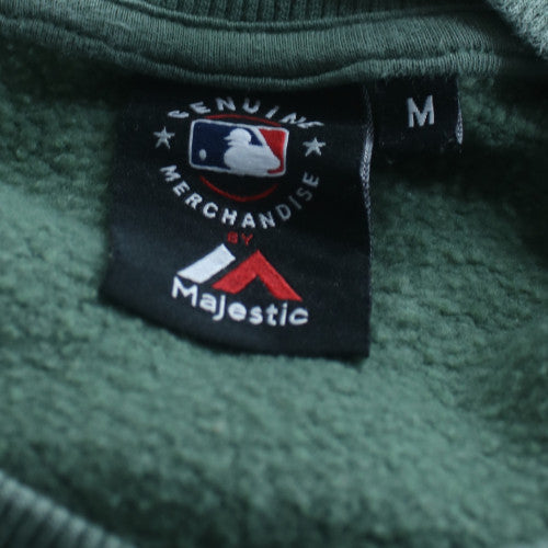 Majestic Women Green New York Yankees Pullover Sweatshirt M