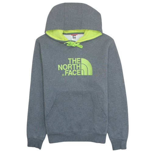 The North Face Men Grey Fleece Pullover Hoodie Size L Outdoor