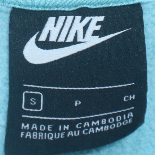 Nike Men's Blue Pullover Hoodie S Regular Fit Fleece
