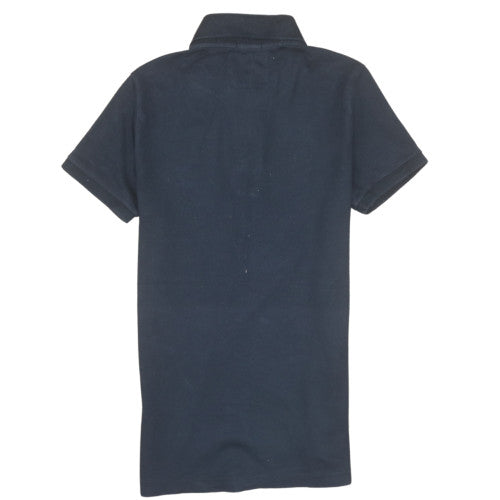 Hollister Men's Black XS Muscle Fit Polo Shirt Cotton Stretch