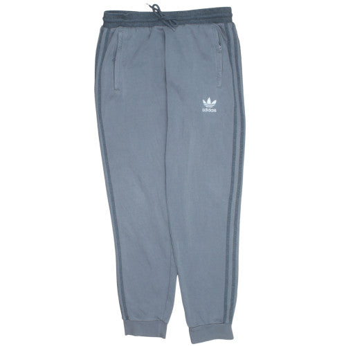 Adidas Men’s Grey Jogger Trousers L Regular Fit Fleece Pants