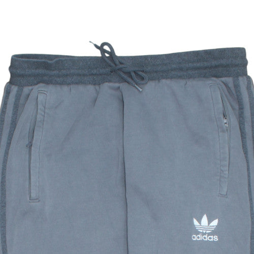 Adidas Men’s Grey Jogger Trousers L Regular Fit Fleece Pants