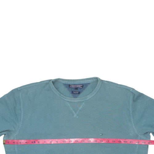 Tommy Hilfiger Men's Blue XL Crew Neck Pullover Sweatshirt