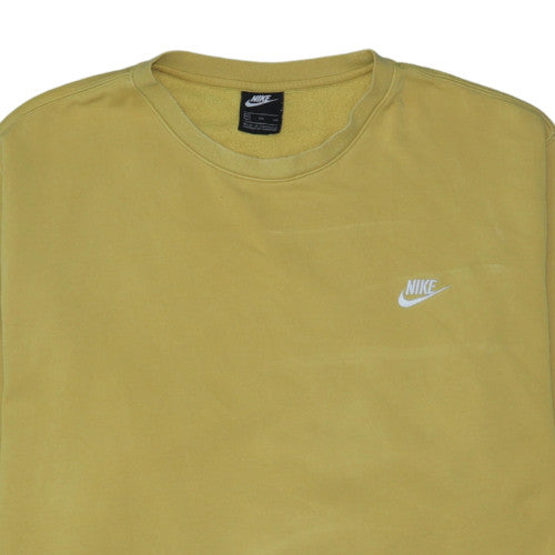 Nike Men’s Yellow 3XL Crew Neck Pullover Sweatshirt