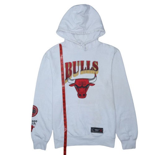 Primark NBA Chicago Bulls White Men's L Pullover Hoodie