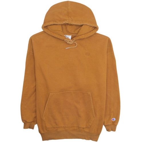 Champion Women’s Brown Pullover Hoodie Medium Fleece Classic Fit