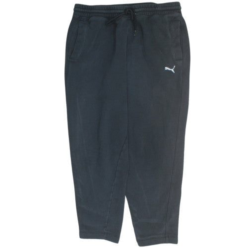 Puma Men’s Black Sweatpants XL Regular Fleece Casual Joggers