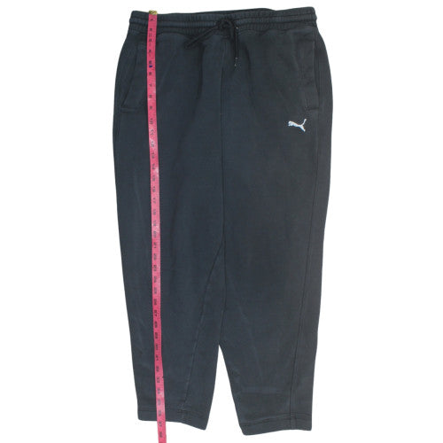 Puma Men’s Black Sweatpants XL Regular Fleece Casual Joggers