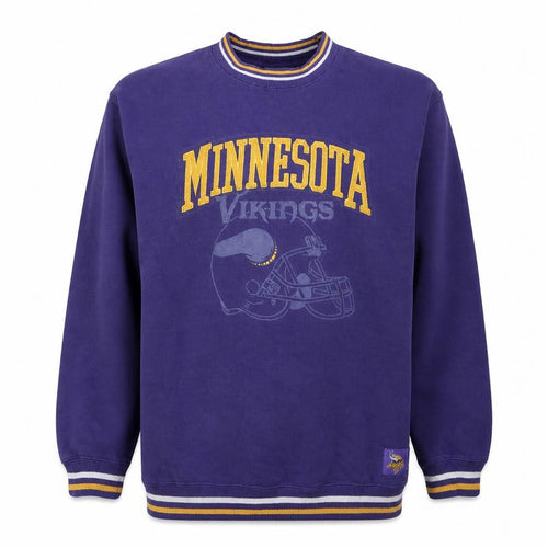 NFL Team Apparel Men's Purple Minnesota Vikings Sweatshirt S Regular Fit