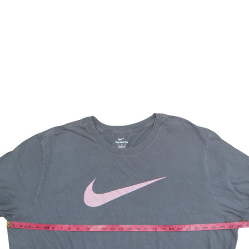 Nike Women Grey 2XL Basic Sports T-Shirt