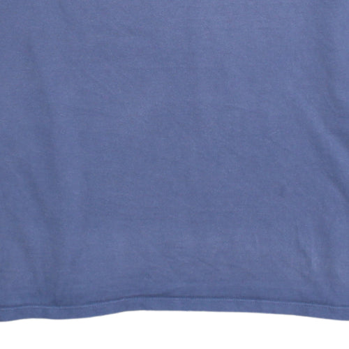 Champion Men's Blue XL Crew Neck Cotton T-Shirt