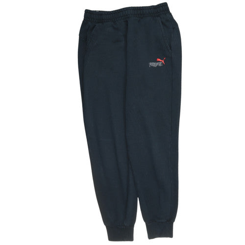 Puma Men's Black M Sweatpants Tapered Fleece Joggers