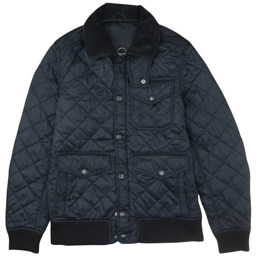 Barbour Men's Black Quilted Jacket Size S Regular Fit Outdoor Coat