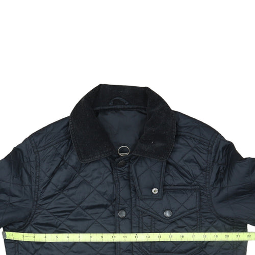 Barbour Men's Black Quilted Jacket Size S Regular Fit Outdoor Coat