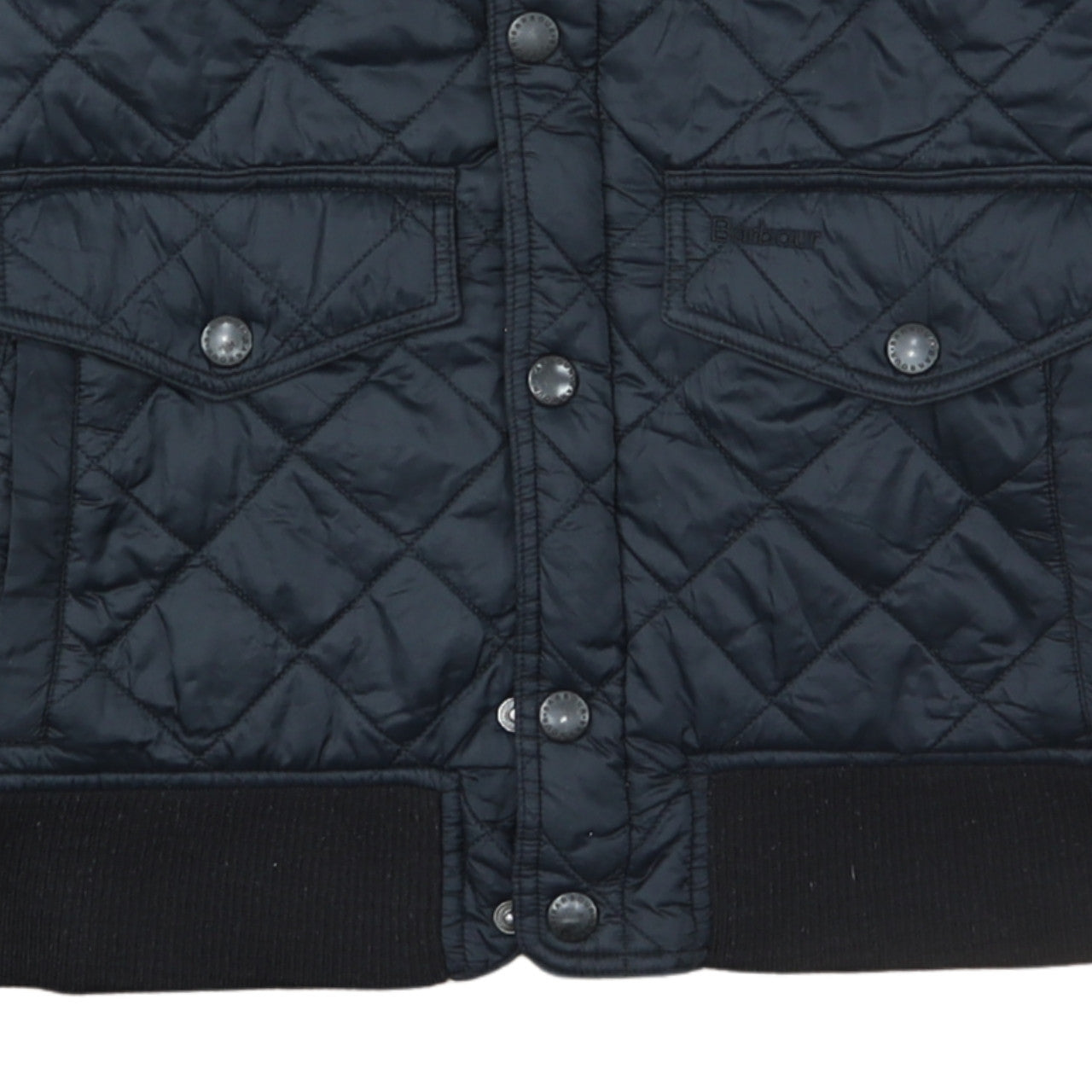 Barbour Men's Black Quilted Jacket Size S Regular Fit Outdoor Coat