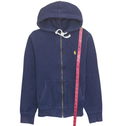 Polo Ralph Lauren Women's Blue Full Zip Hoodie Size S Cotton Blend