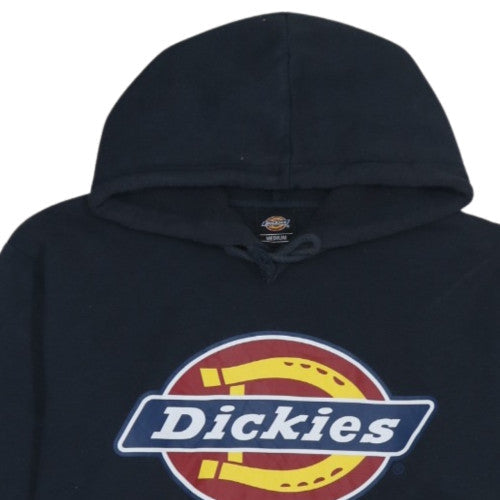 Dickies Men Black Pullover Hoodie Medium Fleece Sweatshirt