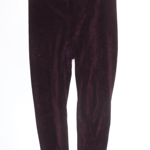 Marks and Spencer Women’s Purple Velvet Leggings Size 14
