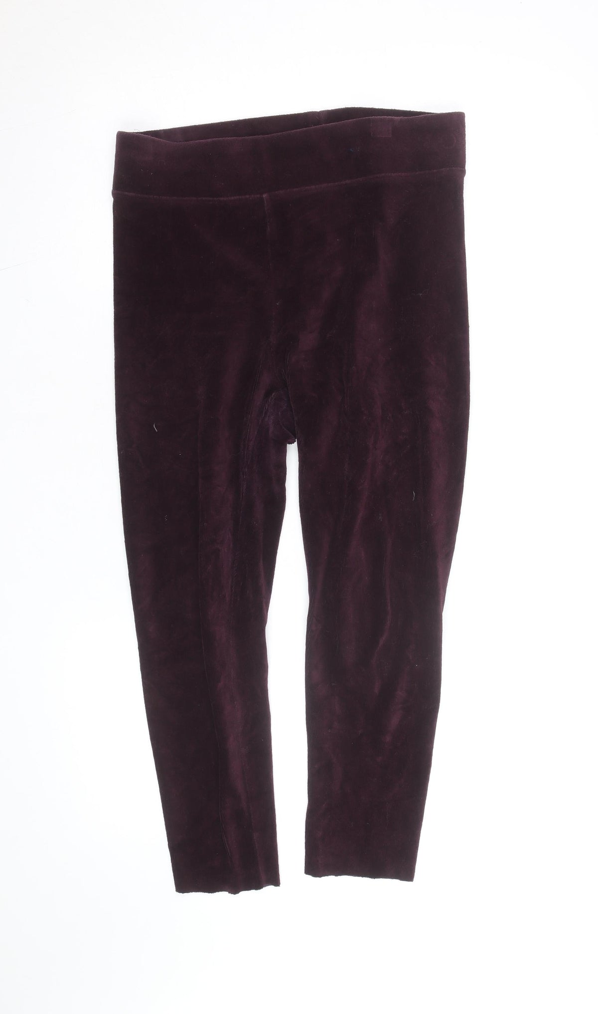 Marks and Spencer Women’s Purple Velvet Leggings Size 14