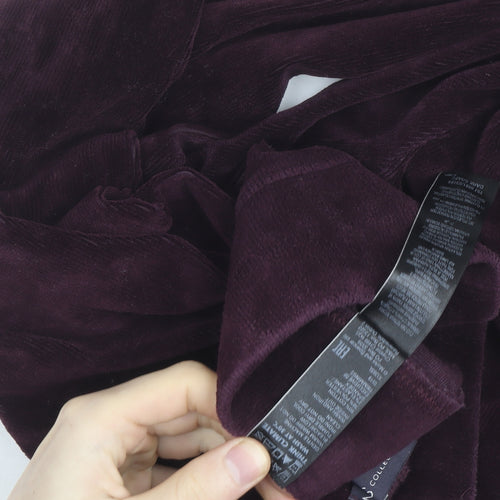 Marks and Spencer Women’s Purple Velvet Leggings Size 14